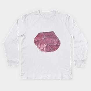 Garnet Stone Kids Long Sleeve T-Shirt